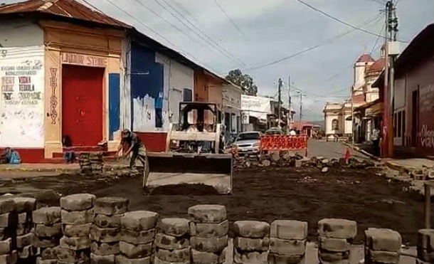 Avanzan labores de reparación y rehabilitación de las calles de Masaya