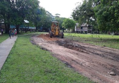 Alcaldía sandinista de Waspam rehabilita carretera en el territorio indígena de Wangky Maya