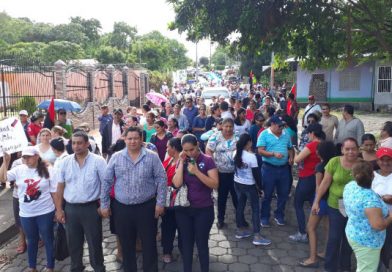 Caminata por la justicia y reparación para las víctimas del terrorismo golpista en Juigalpa