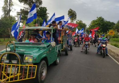 Familias de Quezalguaque caminan en defensa de la paz
