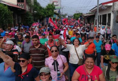 Multitudinaria caminata por la seguridad y la paz en Chinandega
