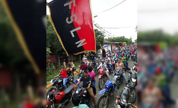 Caravana motorizada por La Paz en Rivas ¡Julio Victorioso!