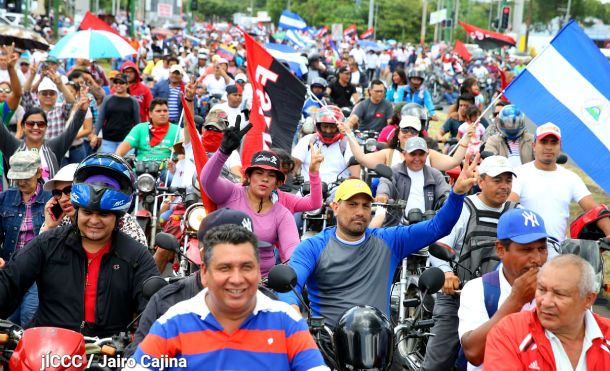 Nicaragüenses desbordan Managua para demandar justicia para víctimas del terrorismo