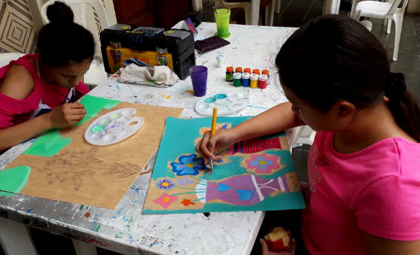 Desarrollan taller de arte para niños en el Palacio Nacional de la Cultura