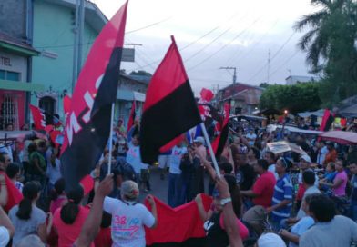 Corinteños realizan caravana motorizada por la Paz en Nicaragua