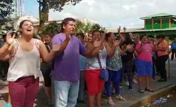 Población de Diriamba denuncia complicidad entre Iglesia y terroristas
