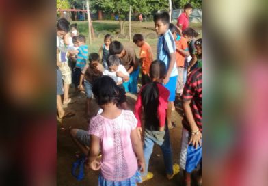 Niñez de Nindirí festeja el Día de la Alegría en paz y tranquilidad