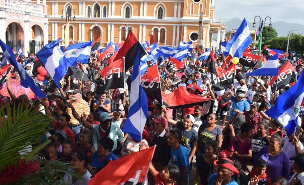 Granadinos celebraron el 39 Aniversario de la Revolución Popular Sandinista