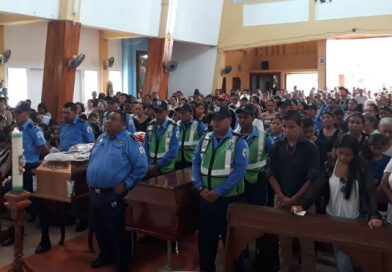 Ofician Misa a policías asesinados en Río San Juan