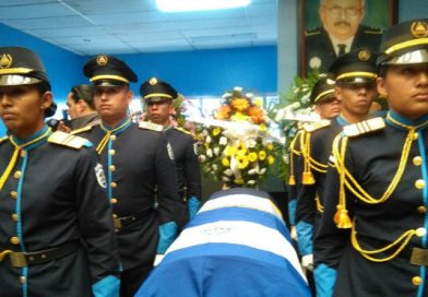 Homenaje póstumo en Jinotepe al compañero Gabriel Vado Ruiz de la Policía Nacional