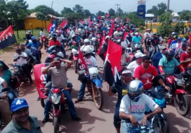 Municipios del Caribe Norte realizan caravana en saludo al 39/19 del Repliegue