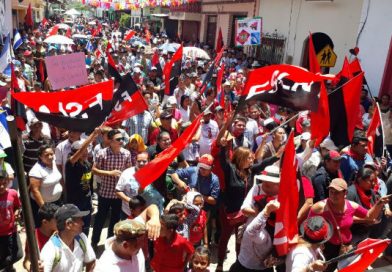 Caminata-Caravana inunda calles de El Sauce a 39 años de su liberación