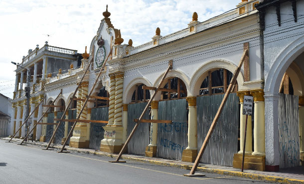 Gobierno Sandinista avanza restauración del Palacio Municipal de Granada