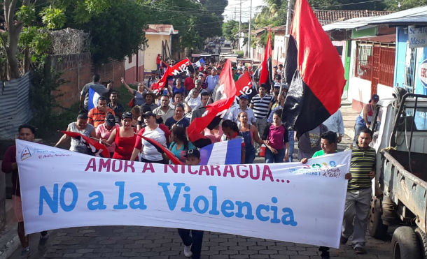 Familias de Malpaisillo celebran con una alegre caminata la paz que se vive en el municipio