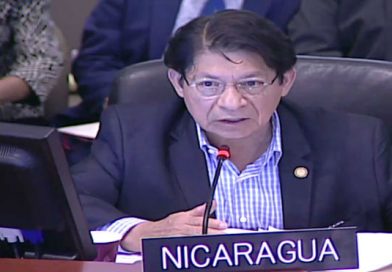 Canciller Denis Moncada presenta en OEA la Propuesta de Resolución de Restitución de la Paz en Nicaragua