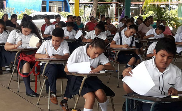 San Rafael del Sur: Mined realiza certamen para seleccionar al mejor estudiante