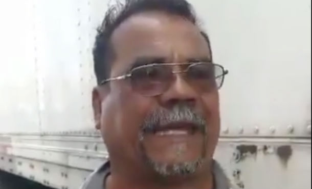 Transportista salvadoreño secuestrado por delincuentes agradece a la Policía Nacional por llegarlos a liberar