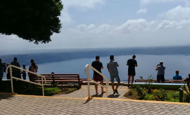 Catarina recibe a turistas extranjeros