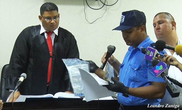 Testigo oficial Francisco Walter de la Policía Nacional