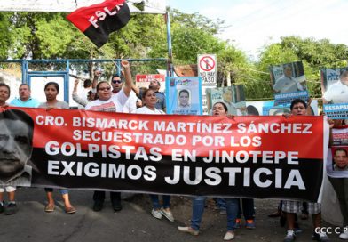 Familiares de compañero Bismark Martínez demandan justicia y exigen que terroristas lo dejen en libertad