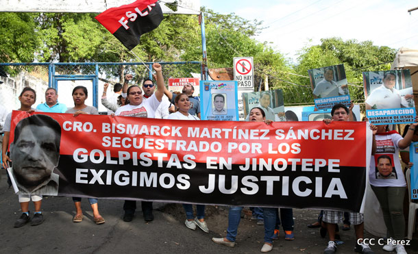 Familiares de compañero Bismark Martínez demandan justicia y exigen que terroristas lo dejen en libertad