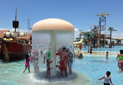Niños disfrutan sanamente en paz y tranquilidad en el Parque Acuático