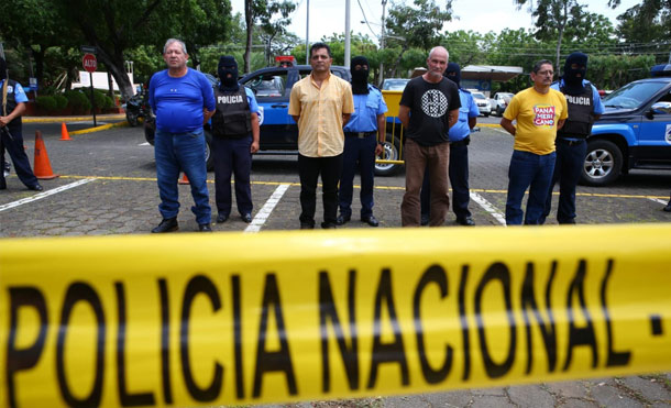 Policía Nacional presenta a terroristas implicados en el asesinato de Lenín Mendiola