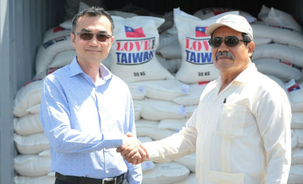 Gobierno de Nicaragua recibe 440 toneladas de arroz de China-Taiwán