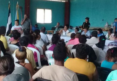 Familias de Teustepe participan en asamblea de Seguridad ciudadana