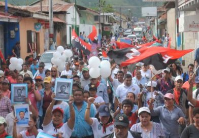 Militantes sandinistas de Nueva Segovia continúan exigiendo justicia y reparación por los daños causados por la derecha golpista