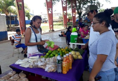 Feria de la economía familiar en La Libertad, Chontales con buen ritmo económico