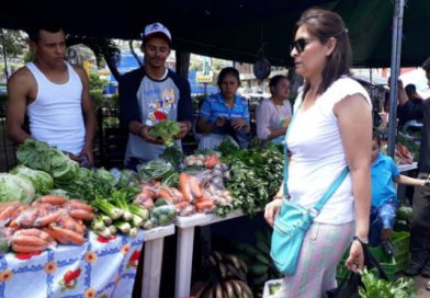 Familias de Matagalpa acuden a feria de la economía familiar
