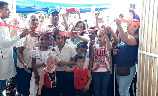 Familias de Matagalpa inauguran puesto de salud