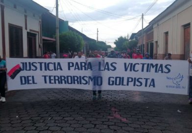 Chichigalpa realiza caravana por la justicia para las víctimas del terrorismo golpista