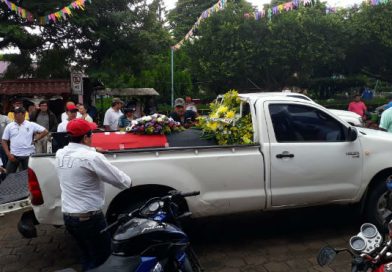 Chontales: Familia Sandinista rinde honores al compañero Hernaldo Sánchez Chavarría