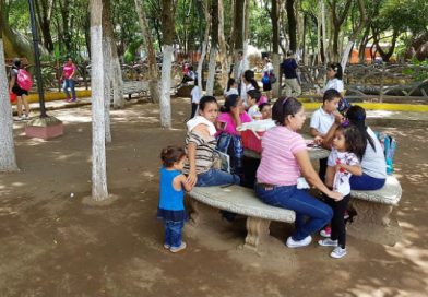Nindirí: Estudiantes disfrutan del Parque Saurio en un ambiente de paz y seguridad