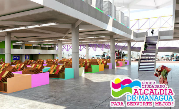 Construcción del nuevo galerón en el Mercado Oriental avanza en un 80 por ciento
