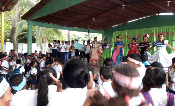 San Rafael del Sur: Realizan selección de reina de las fiestas patrias en el centro escolar Ricardo Morales Avilés