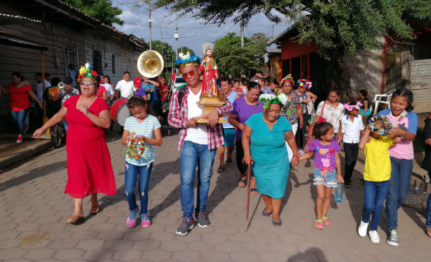 Chinandega: Pobladores de El Viejo celebran en paz y tranquilidad las Fiestas tradicionales de San Roque