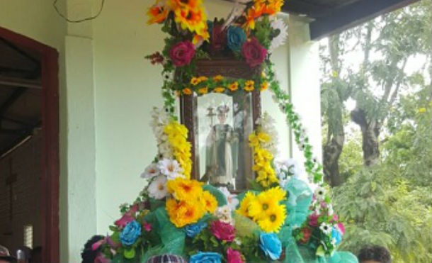 Inicia romería de Santo Domingo de abajo