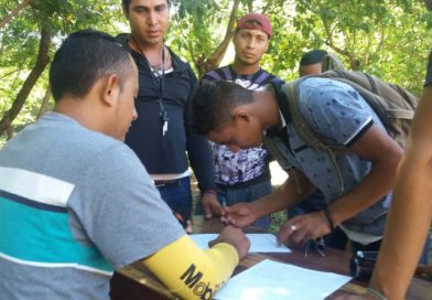 Familias de comunidades del volcán Telica plasman firmas por justicia y reparación
