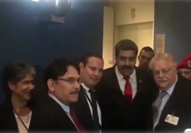 Presidente Maduro saluda a delegación de Nicaragua en la ONU