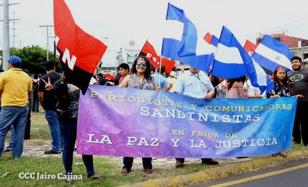 Canal 4 periodistas exigen justicia paz