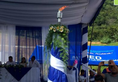 Antorcha de la Libertad Centroamericana ya está en tierra pinolera