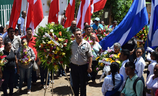Nandaimeños conmemoran 45 años de los héroes y mártires de este municipio