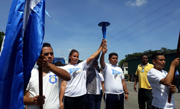 Antorcha de la Libertad ingresa a Managua