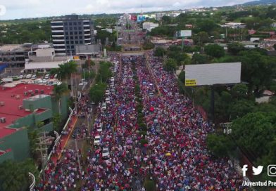 Multitudinaria caminata por Paz, Justicia y Vida en Nicaragua