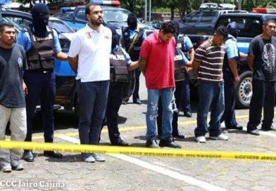 Policía Nacional presenta a terroristas que operaban en Managua y Chontales