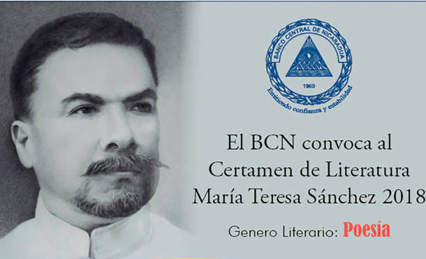 Banco Central de Nicaragua convoca a Certamen de Literatura María Teresa Sánchez 2018