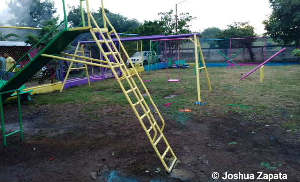 ALMA rehabilita parque en el barrio Carlos Núñez, del distrito VI de Managua